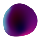 abstract illustration consisting of a purple bubble