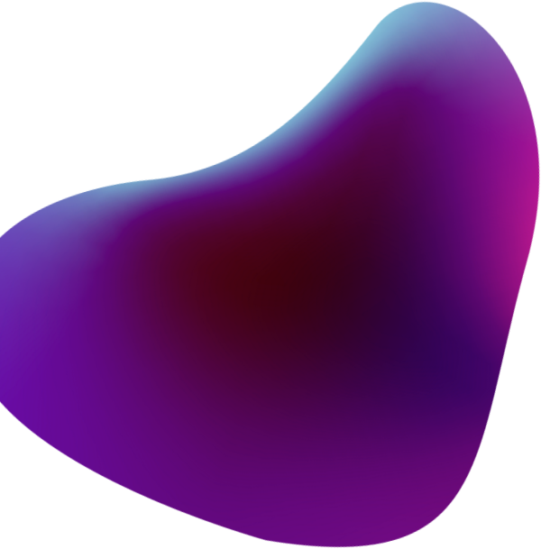 Abstract illustration consisting of a purple bubble