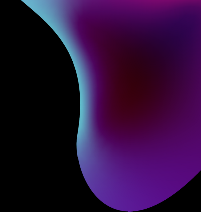 abstract illustration consisting of a purple bubble