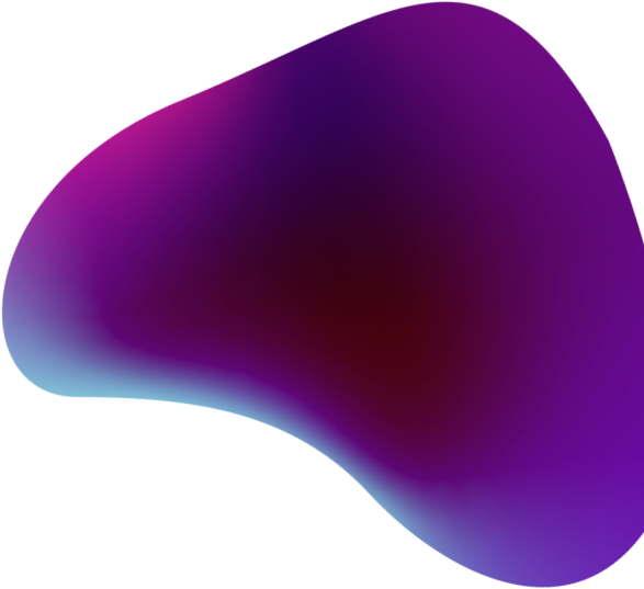 abstract illustration consisting of a purple bubble