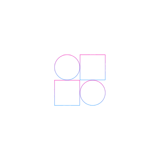 Abstract and geometric illustration of the word Pioneer